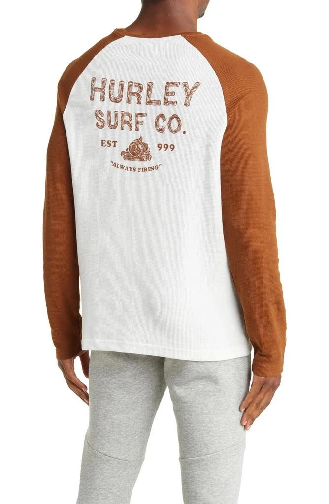 商品Hurley|Loggings Thermal Raglan Sleeve Tee,价格¥33,第2张图片详细描述