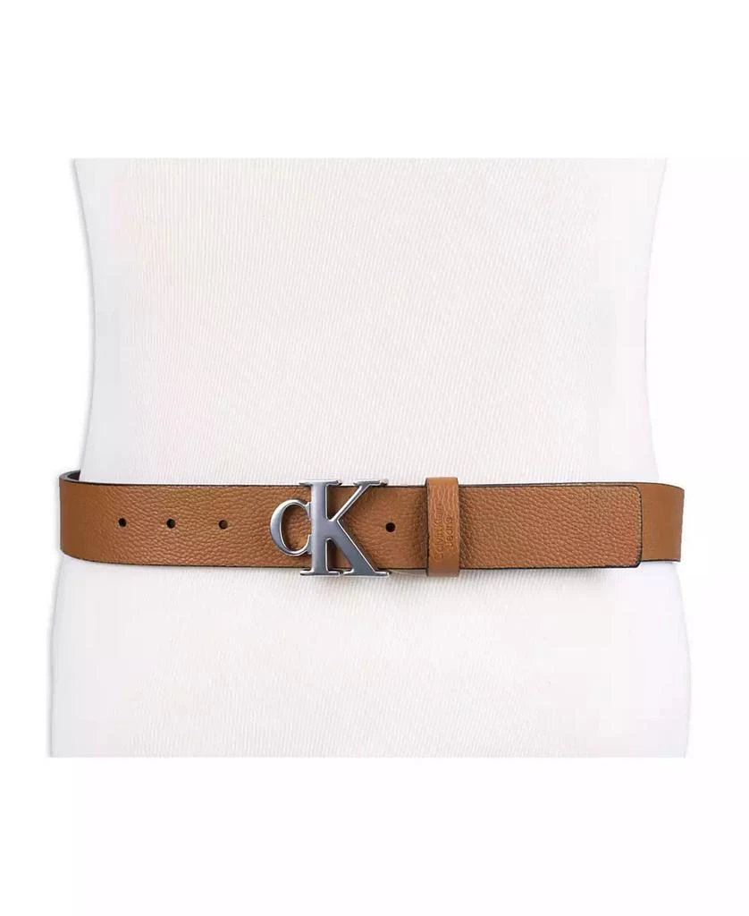 商品Calvin Klein|Men's Logo Plaque Buckle Fashion Jean Belt,价格¥401,第5张图片详细描述