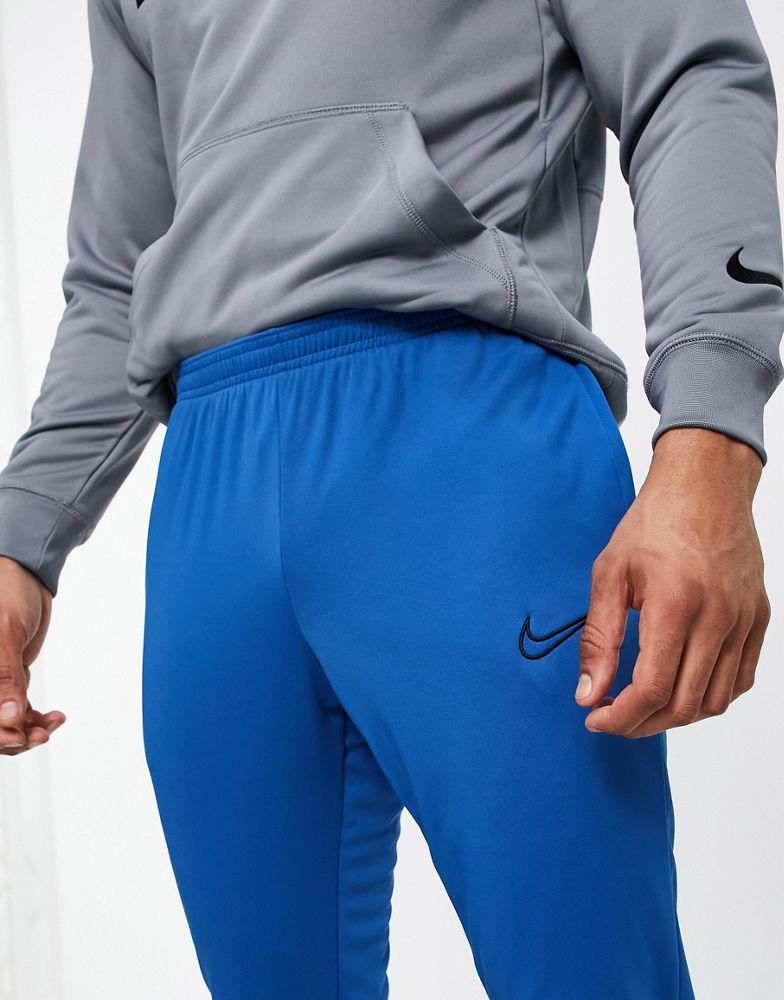 Nike Football Academy joggers in blue商品第3张图片规格展示