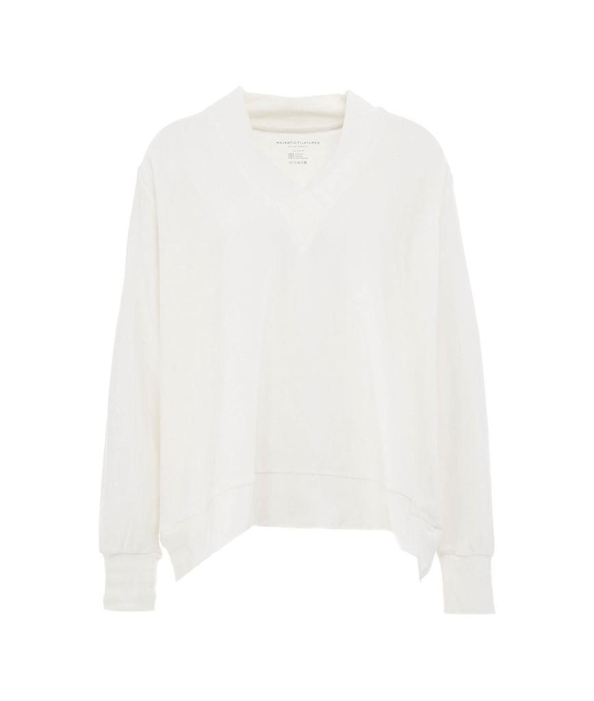 Majestic Filatures Womens White Other Materials Sweater商品第1张图片规格展示