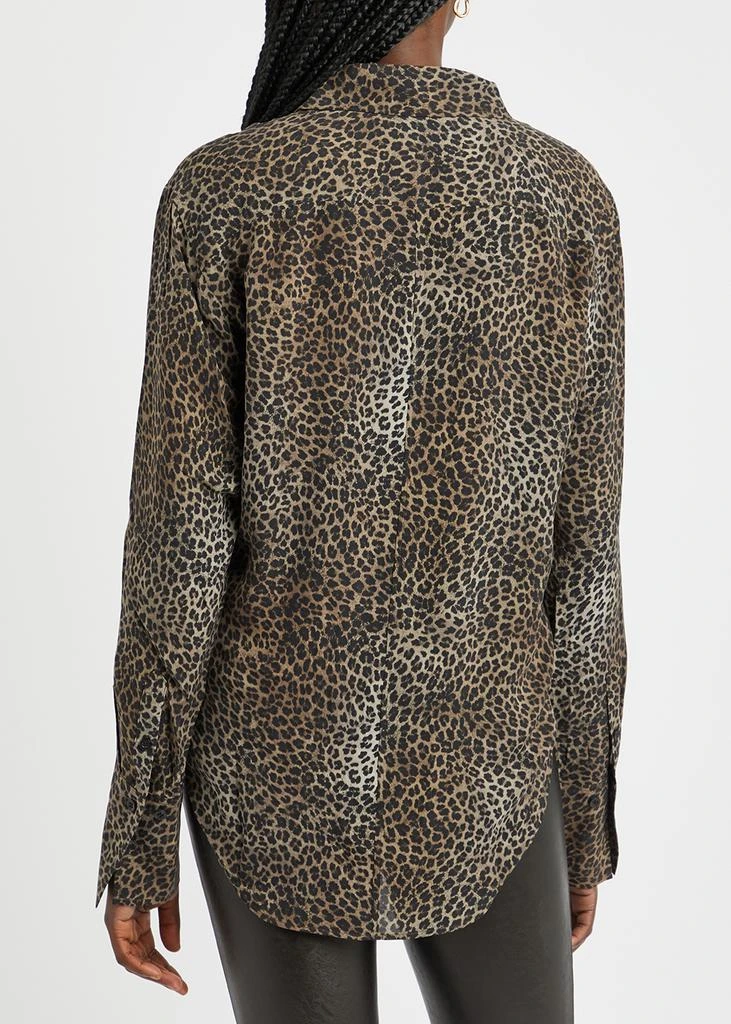 商品FRAME|The Standard leopard-print silk crepe de chine shirt,价格¥2183,第3张图片详细描述