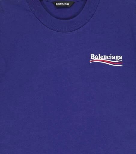 商品Balenciaga|Logo棉质针织T恤,价格¥1526,第3张图片详细描述