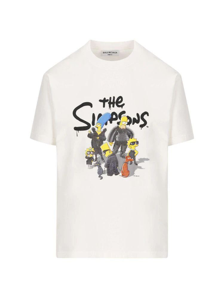商品Balenciaga|Balenciaga Women's Beige Other Materials T-Shirt,价格¥4581,第1张图片