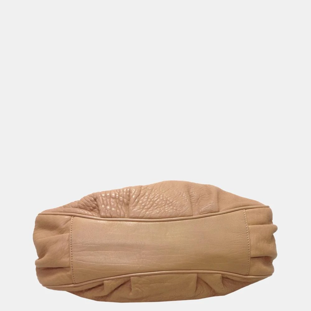 商品[二手商品] Fendi|Fendi Brown Mia Leather Shoulder Bag,价格¥4797,第4张图片详细描述
