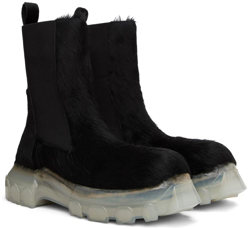 商品Rick Owens|Black Bozo Tractor Chelsea Boots,价格¥6725,第4张图片详细描述