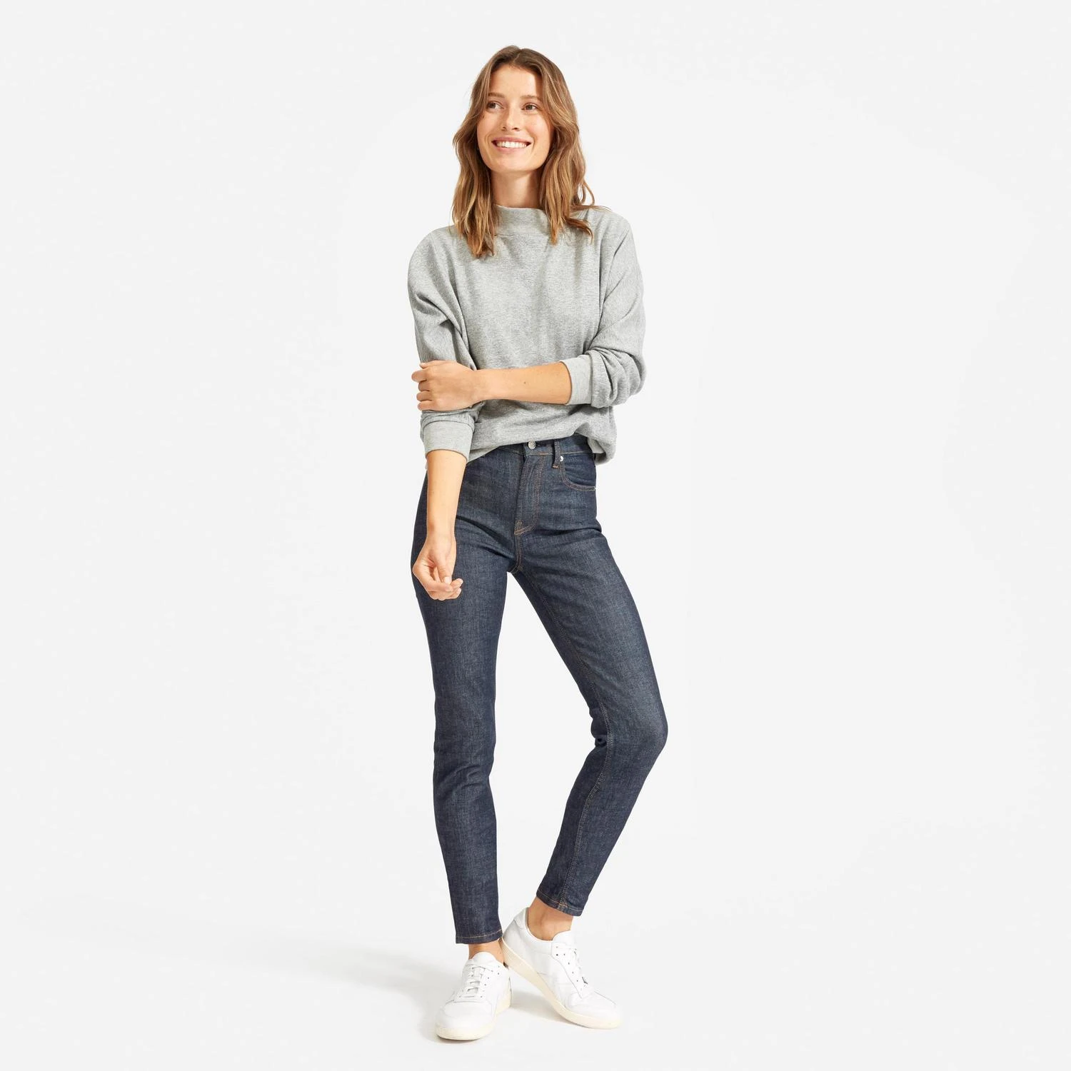 商品Everlane|高腰贴身牛仔裤,价格¥504,第1张图片
