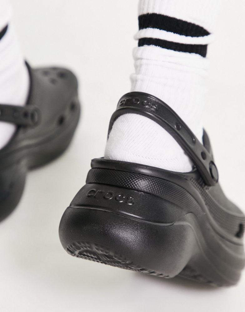 商品Crocs|女款厚底洞洞凉鞋 黑鲸鱼,价格¥487,第4张图片详细描述
