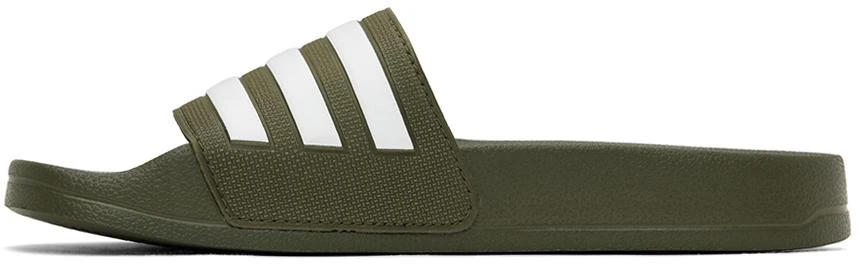 商品Adidas|绿色 Adilette 儿童拖鞋,价格¥206,第3张图片详细描述
