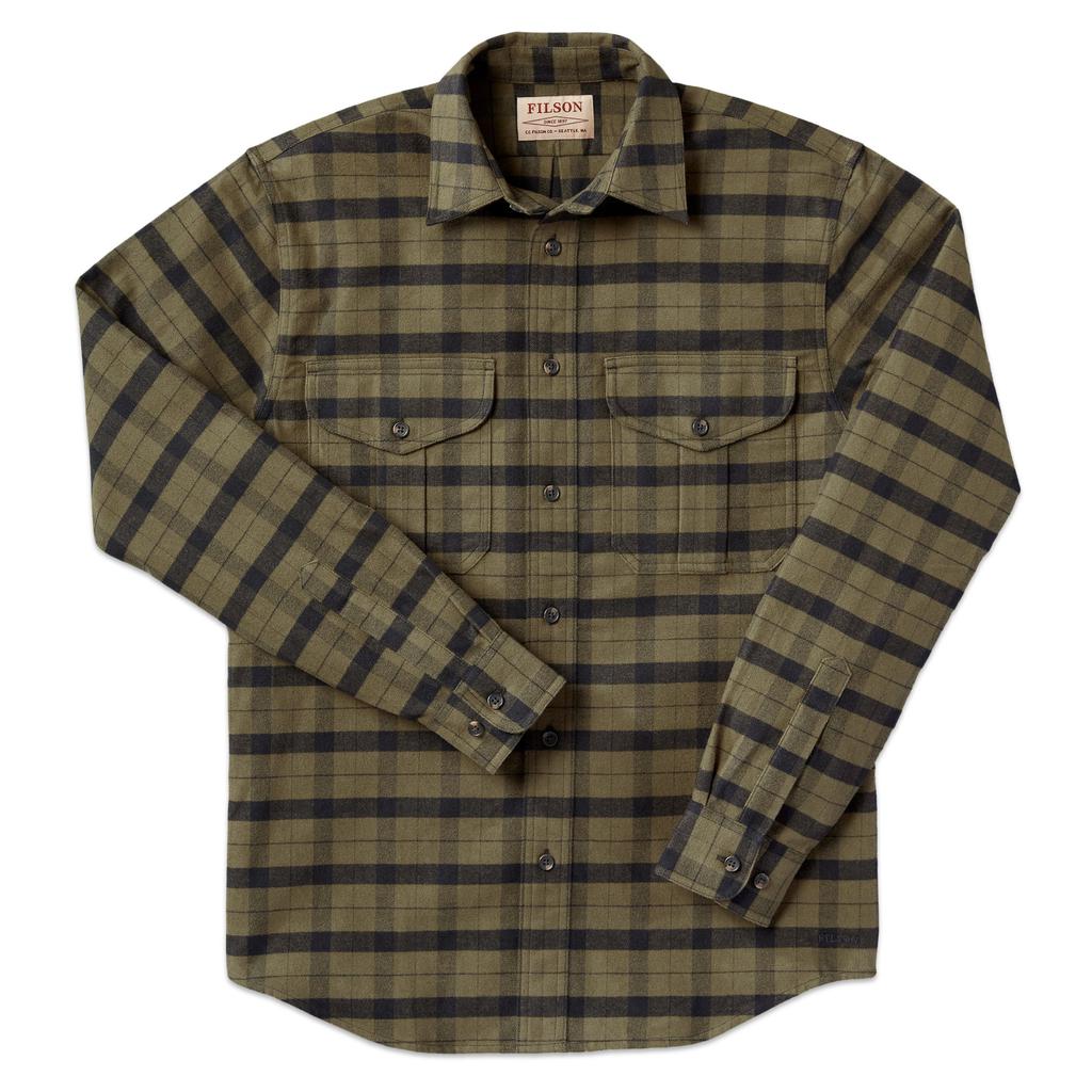 Filson Alaskan Guide Shirt - Otter Green/Black商品第1张图片规格展示