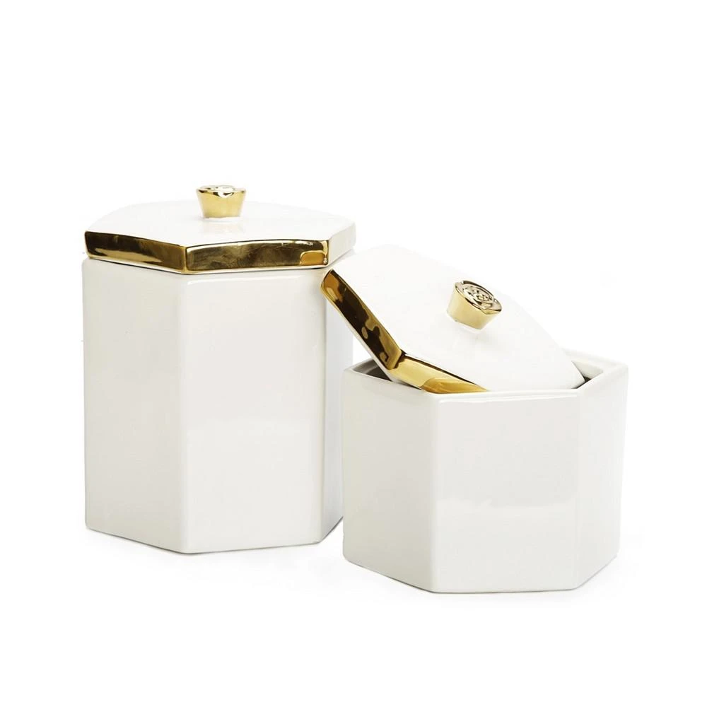 商品Vivience|Hexagon Shaped Box with Flower Knob on Cover,价格¥217,第2张图片详细描述