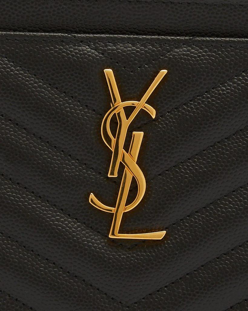 商品Yves Saint Laurent|Small YSL Grain de Poudre Bill Pouch Wallet,价格¥3476,第7张图片详细描述