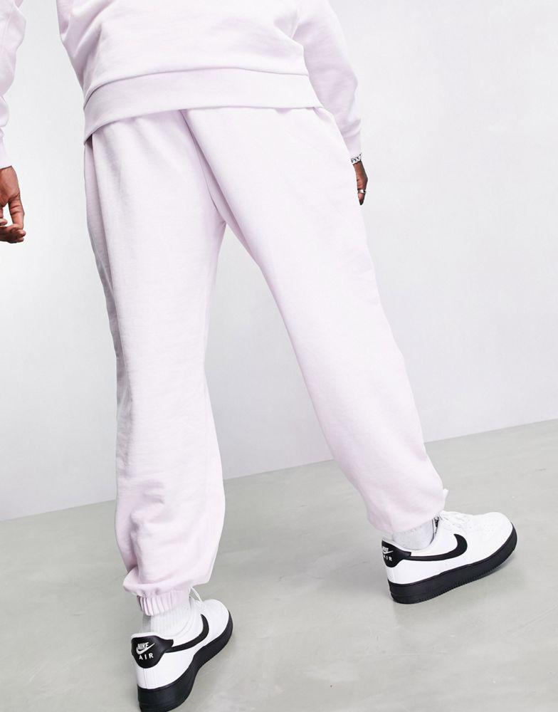 ASOS Dark Future oversized joggers in lilac with logo print商品第4张图片规格展示