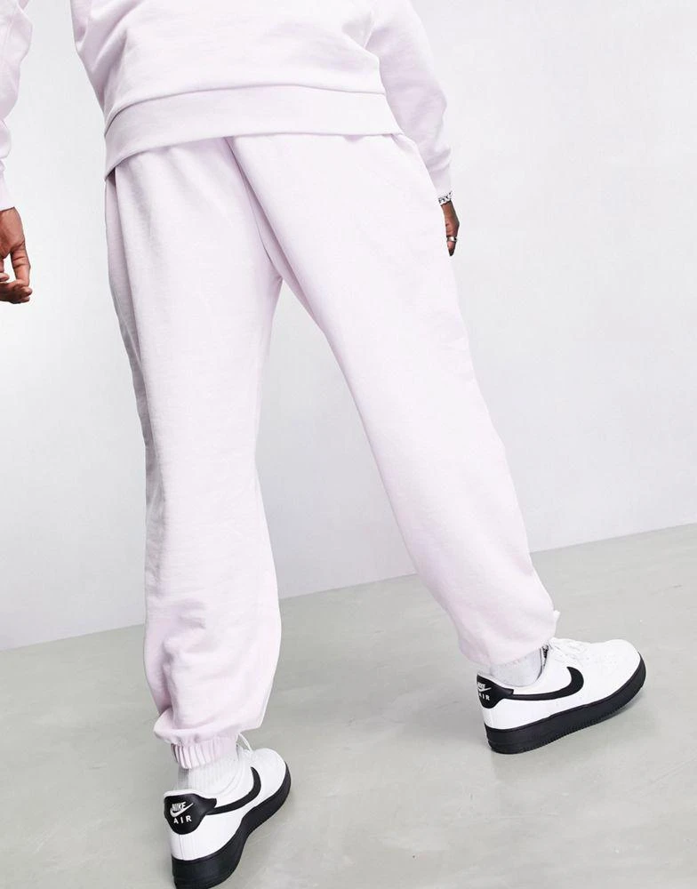 商品ASOS|ASOS Dark Future oversized joggers in lilac with logo print,价格¥126,第4张图片详细描述