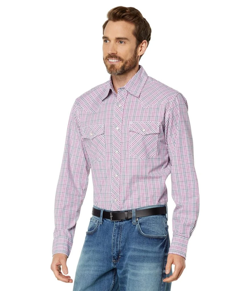 商品Wrangler|20X Advanced Comfort Long Sleeve Snap,价格¥362,第1张图片