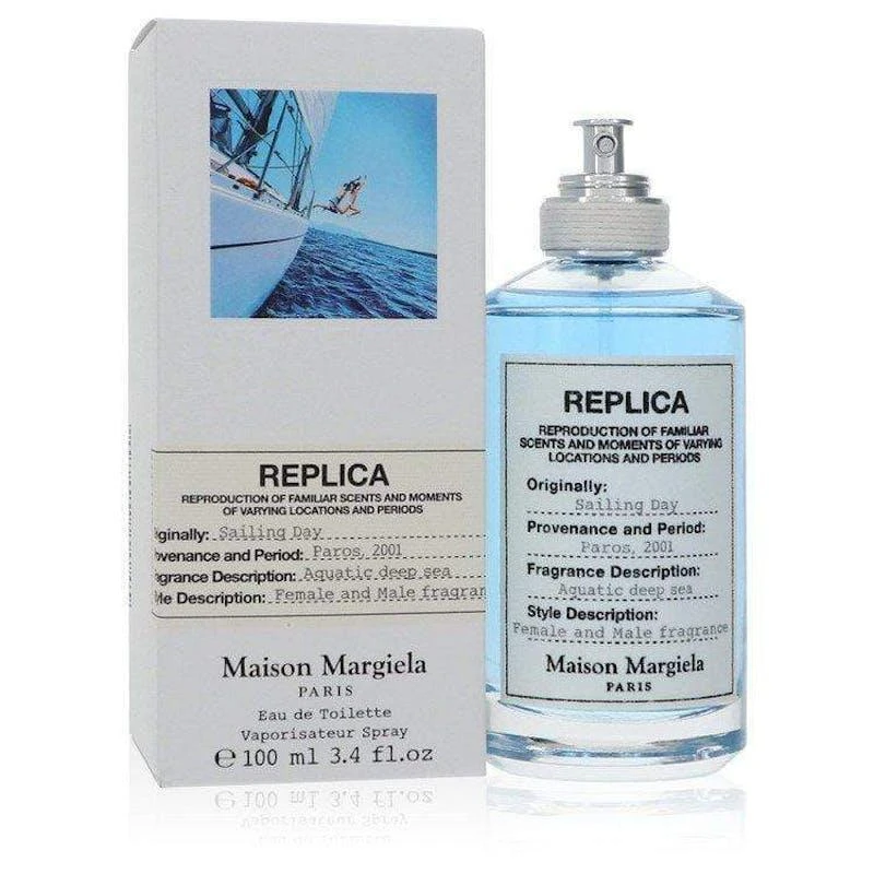 商品MAISON MARGIELA|Replica Sailing Day by Maison Margiela Eau De Toilette Spray (Unisex) 3.4 oz for Men,价格¥1515,第1张图片