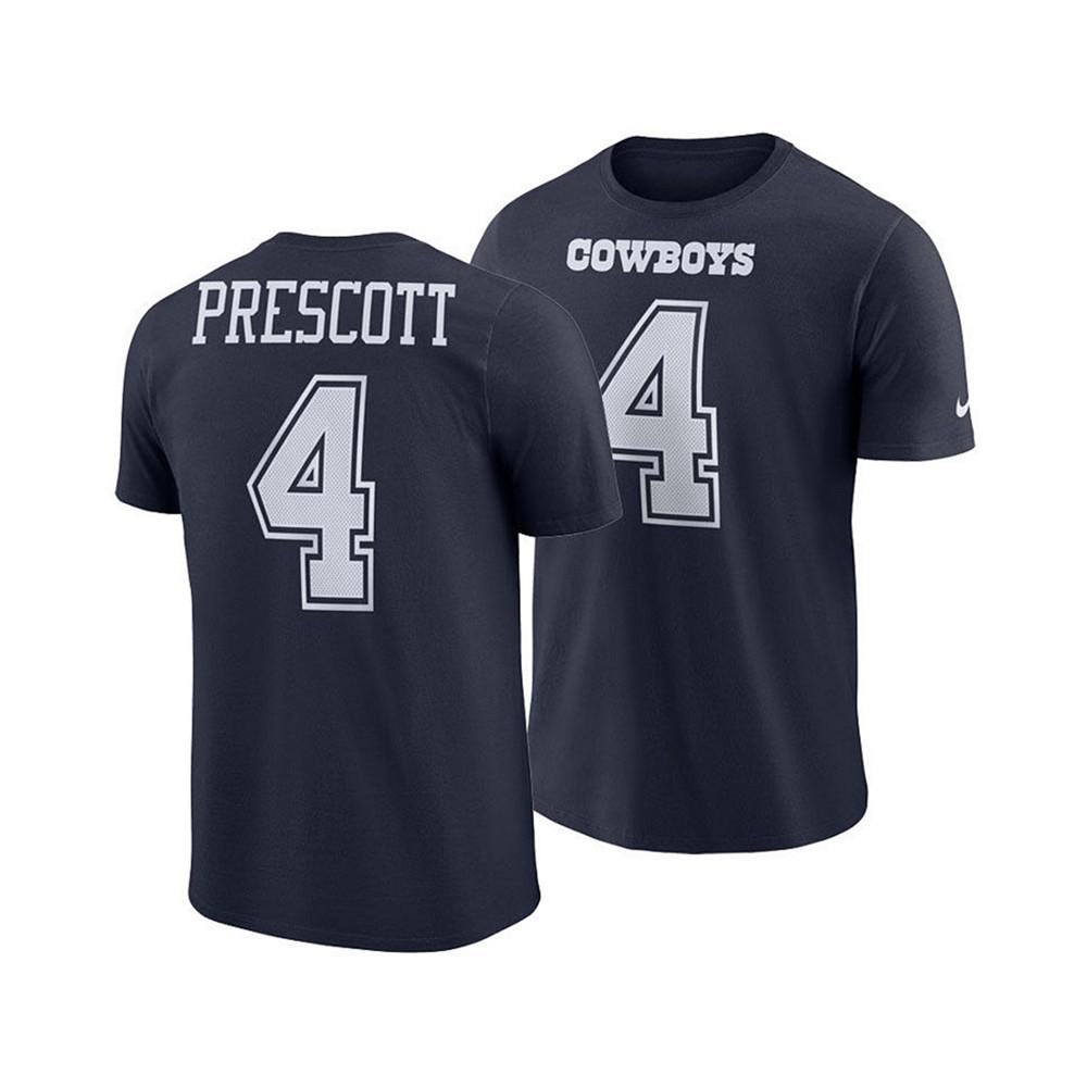 Men's Dak Prescott Dallas Cowboys Pride Name and Number Wordmark T-Shirt商品第1张图片规格展示