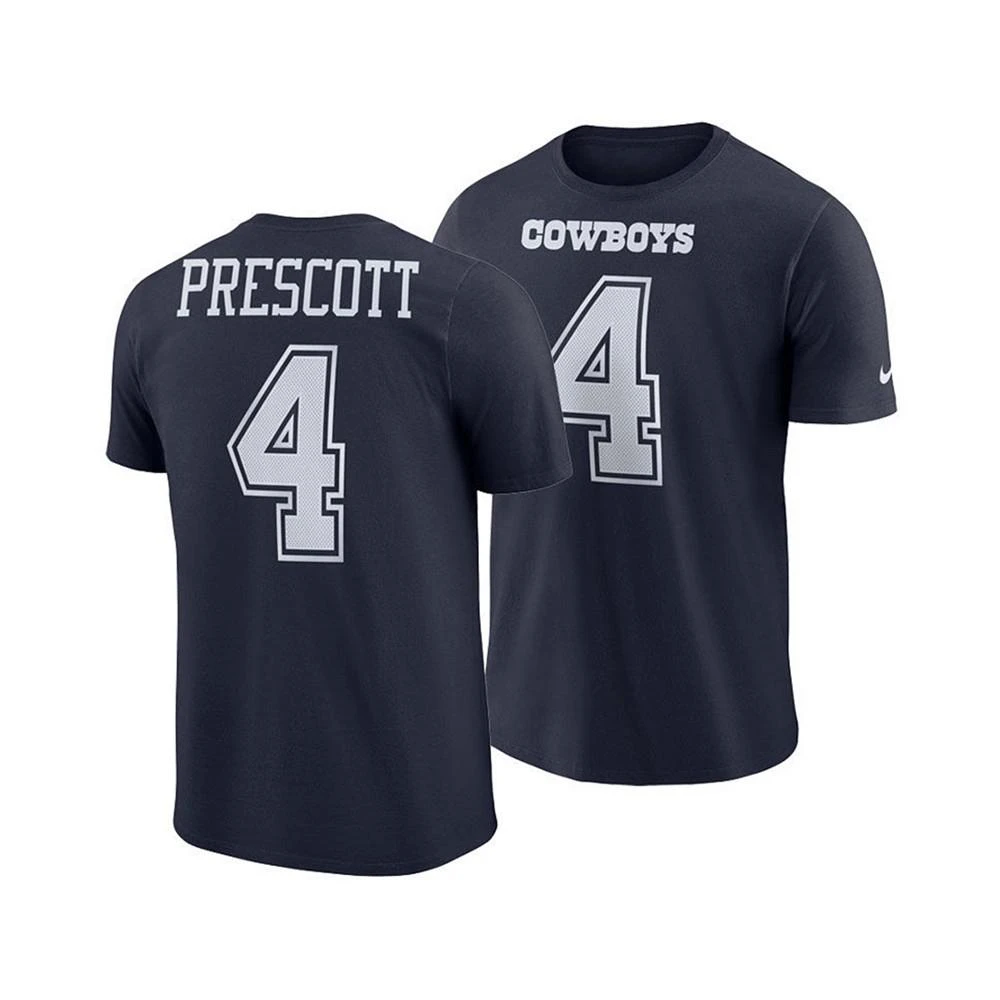 商品NIKE|Men's Dak Prescott Dallas Cowboys Pride Name and Number Wordmark T-Shirt,价格¥262,第1张图片