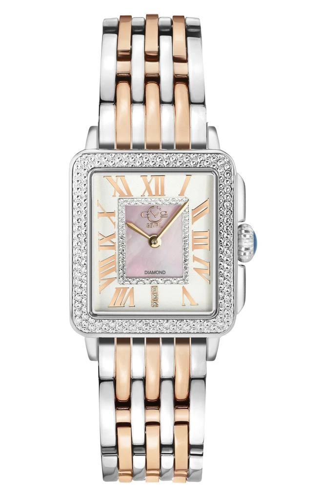 商品GV2|Women's Padova Swiss Diamond Square Watch, 28.5mm - 0.014 ctw,价格¥2392,第1张图片