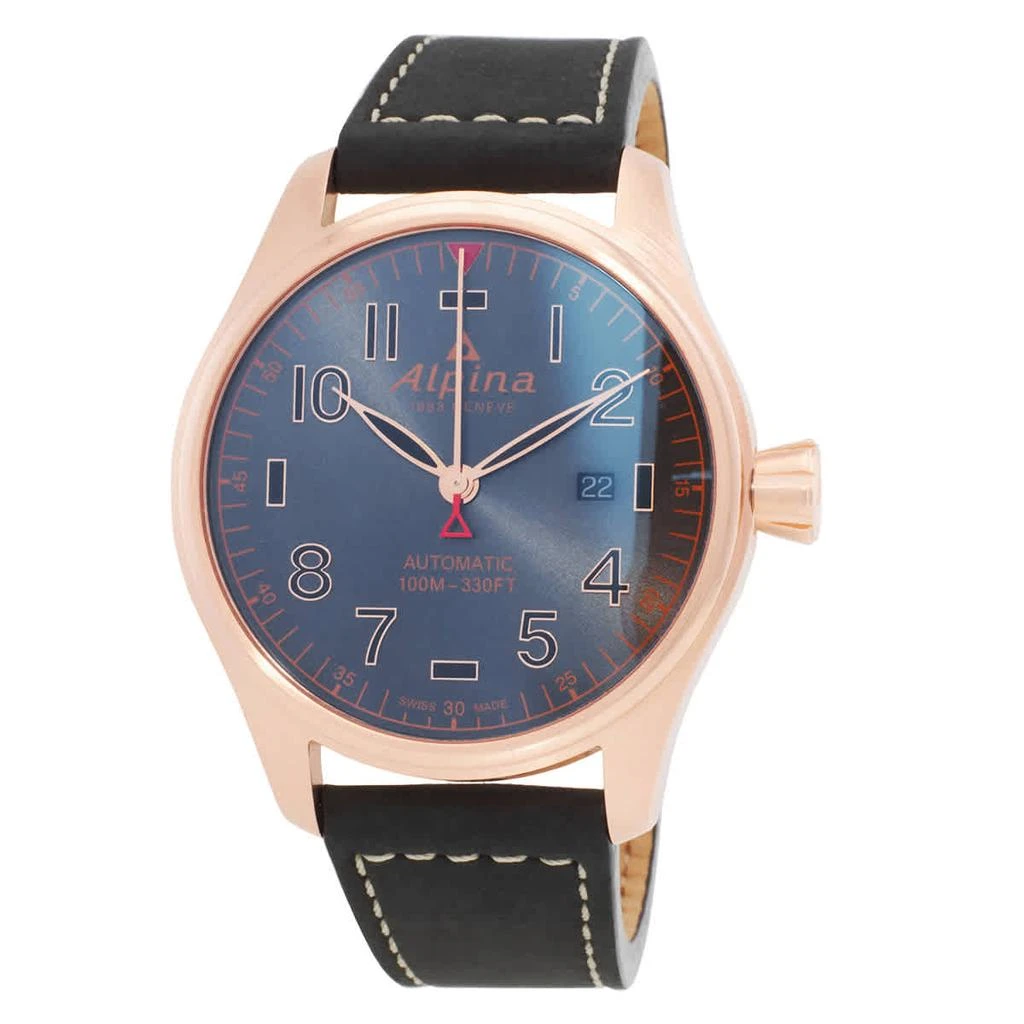 商品Alpina|Startimer Automatic Black Dial Men's Watch AL-525GG4S24-SR,价格¥4833,第1张图片