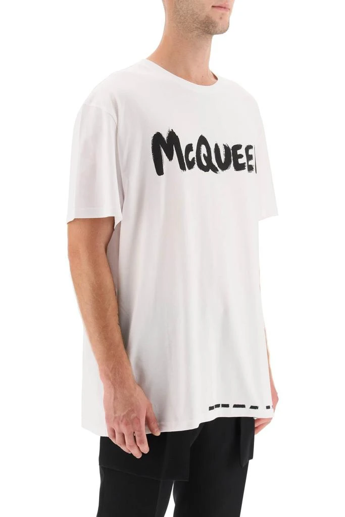 商品Alexander McQueen|mcqueen graffiti t-shirt,价格¥1577,第2张图片详细描述