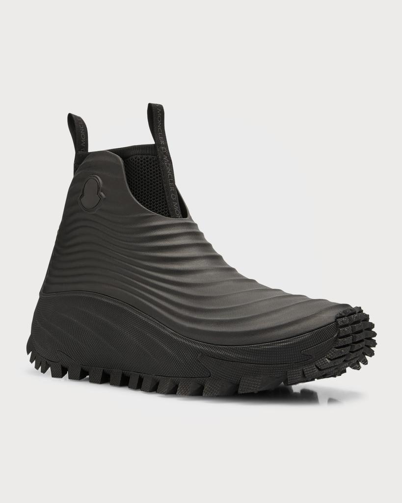 MONCLER ACQUA HIGH EUR40 新品 Moncler Men's Acqua High Ribbed Rain Boots - Shoes - Free