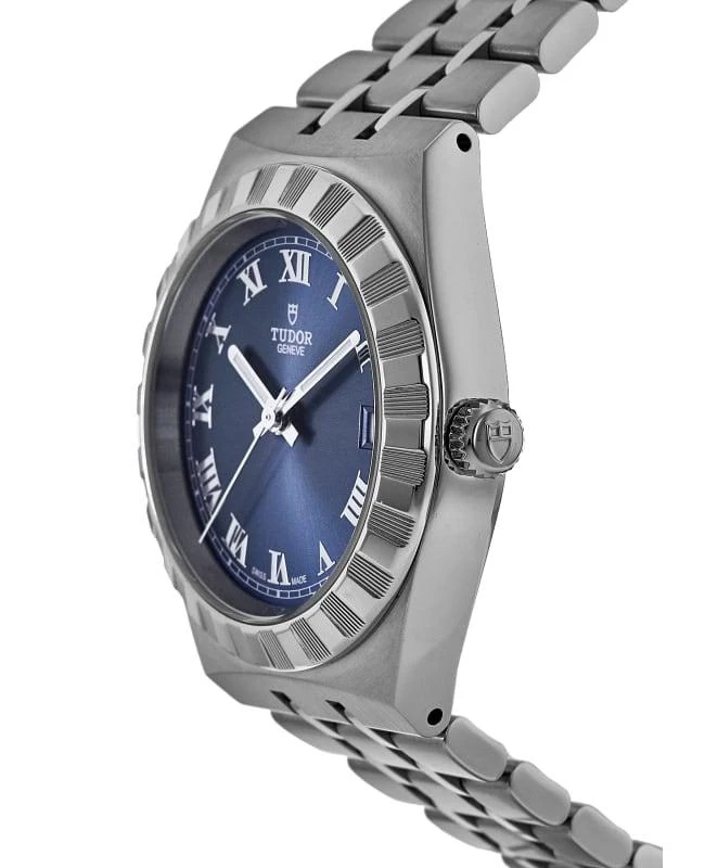 商品Tudor|Tudor Royal Automatic Blue Roman Dial Steel Women's Watch M28300-0006,价格¥16930,第3张图片详细描述