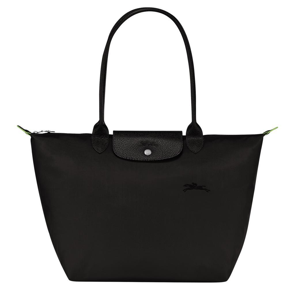 商品Longchamp|Shoulder bag L Le Pliage Green Black (L1899919001),价格¥837,第1张图片