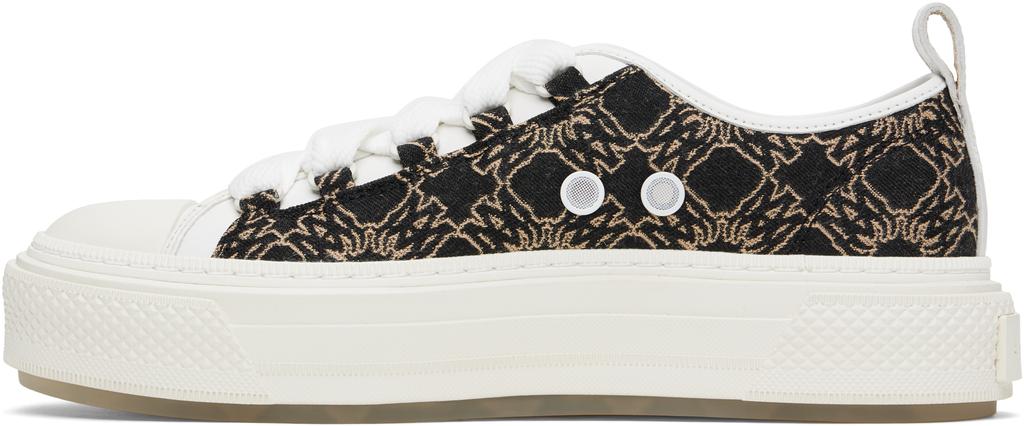 AMIRI White & Black MA Quad Jacquard Court Sneakers - Casual