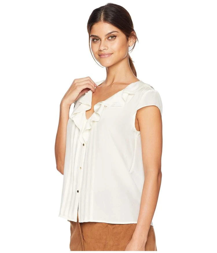 商品Juicy Couture|Soft Woven Silk Ruffle Blouse,价格¥256,第2张图片详细描述