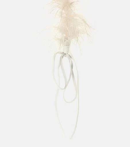 商品Prada|Feather-trimmed shoulder strap,价格¥4877,第2张图片详细描述