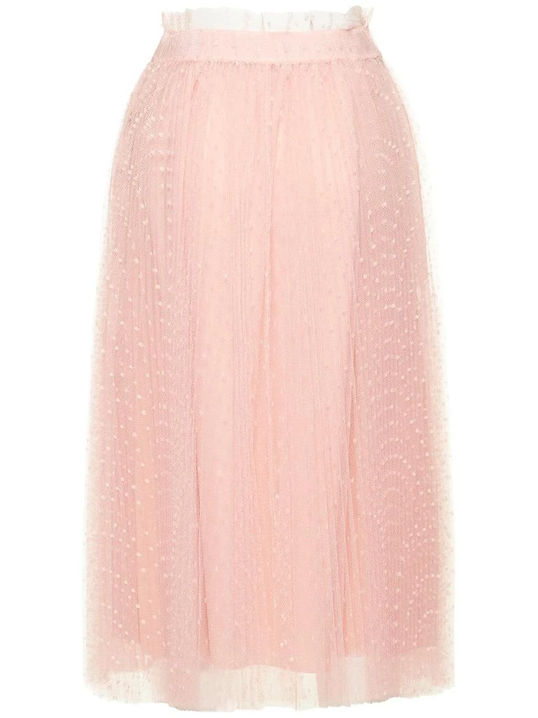 商品RED Valentino|Point D'esprit Midi Skirt,价格¥4258,第3张图片详细描述