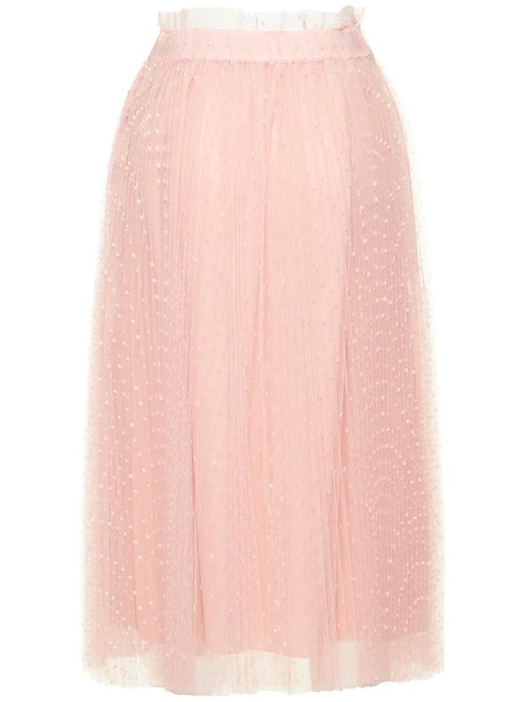 商品RED Valentino|Point D'esprit Midi Skirt,价格¥5864,第5张图片详细描述