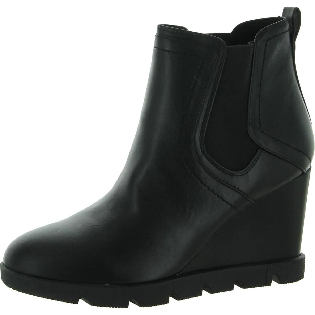 商品Nine West|Nine West Womens Wayde 3 Faux Leather Wedges Ankle Boots,价格¥403,第1张图片