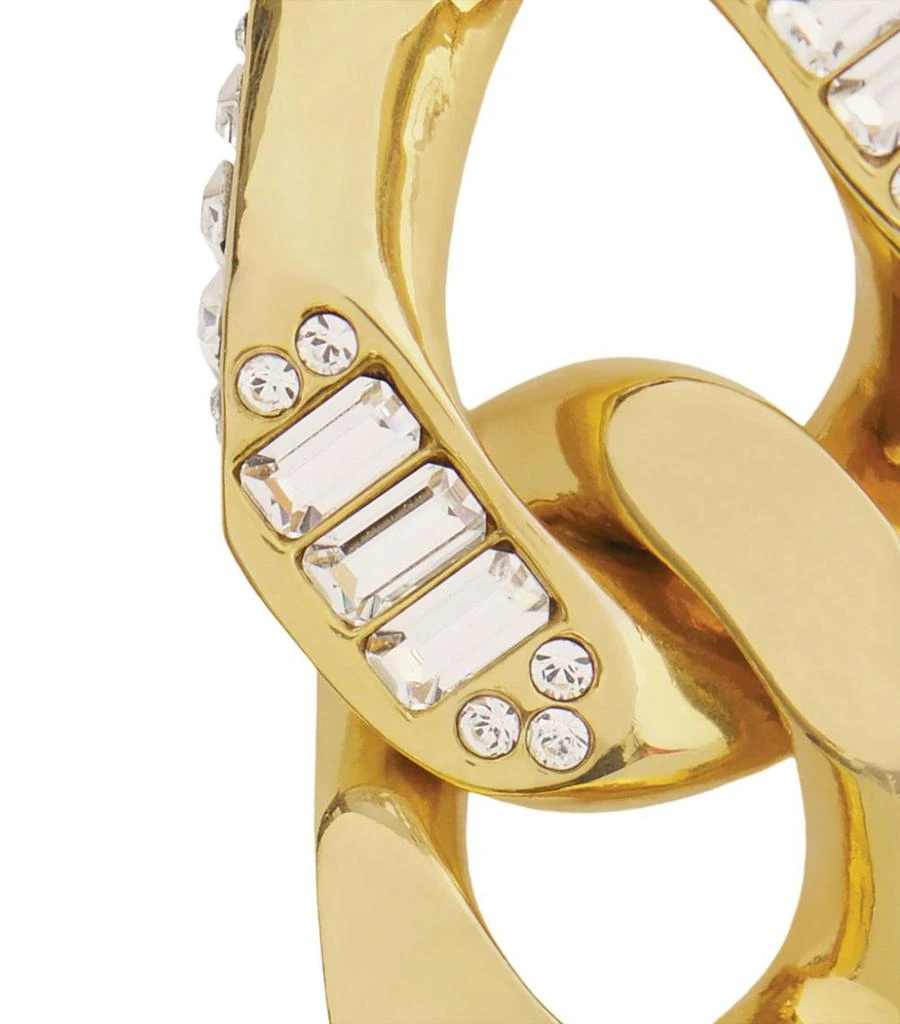 商品Burberry|Gold-Plated and Crystal Chain-Link Earrings,价格¥4203,第4张图片详细描述