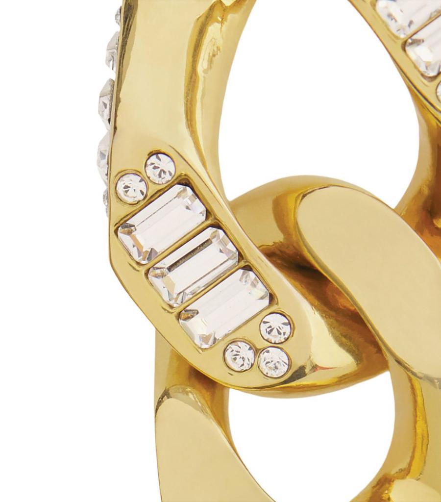 商品Burberry|Gold-Plated and Crystal Chain-Link Earrings,价格¥3285,第6张图片详细描述