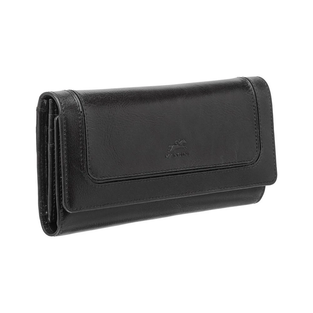 商品Mancini Leather Goods|South Beach RFID Secure Trifold Wallet,价格¥881,第2张图片详细描述