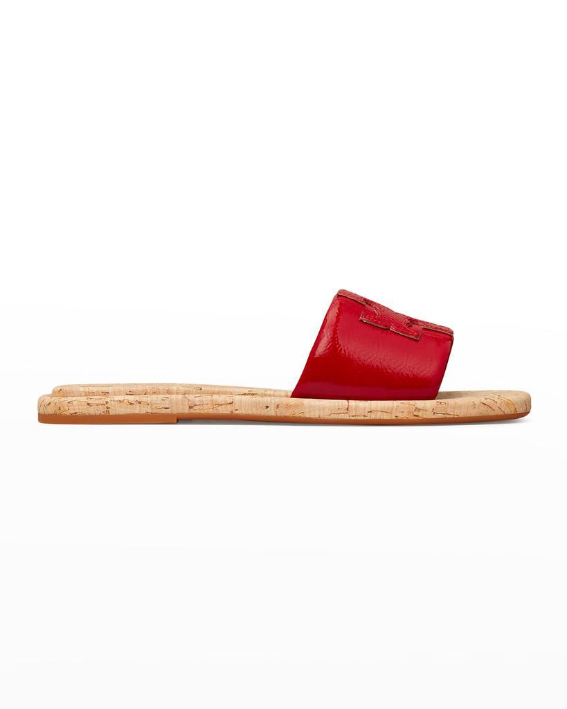 商品Tory Burch|Double T Sport Slide Sandals,价格¥1091,第1张图片