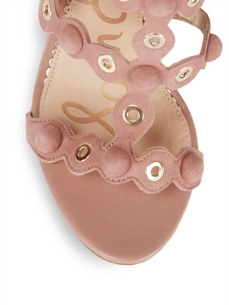 商品Sam Edelman|Yuli绒面革系带凉鞋,价格¥370,第4张图片详细描述