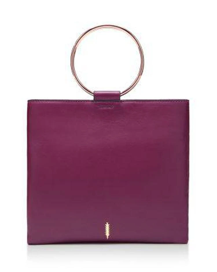 商品THACKER|Le Pouch 中号麂皮圆环手提斜挎包,价格¥822,第4张图片详细描述