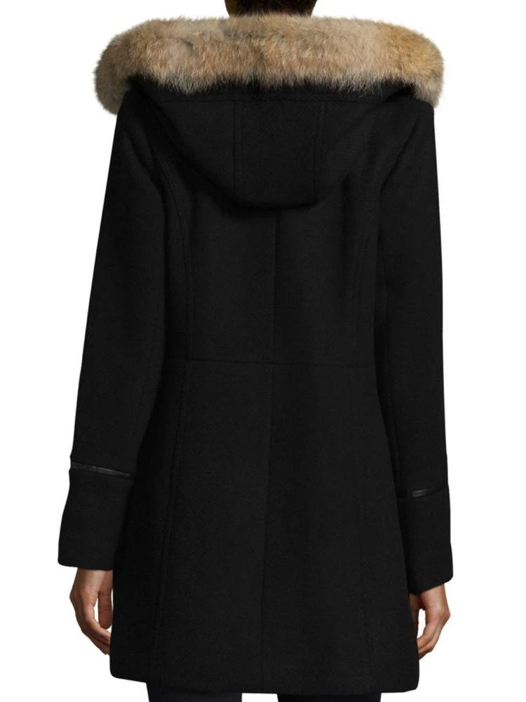 商品Trina Turk|Riley Hooded Fur-Trim Duffle Coat,价格¥2475,第2张图片详细描述