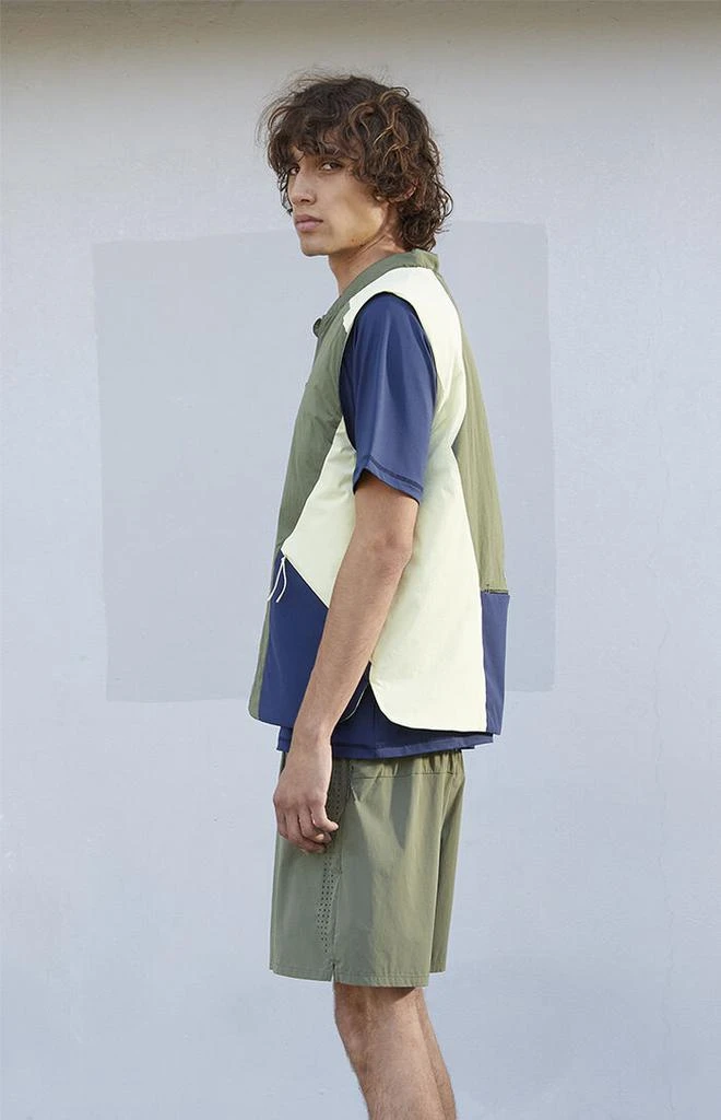 Nylon Color Block Vest 商品