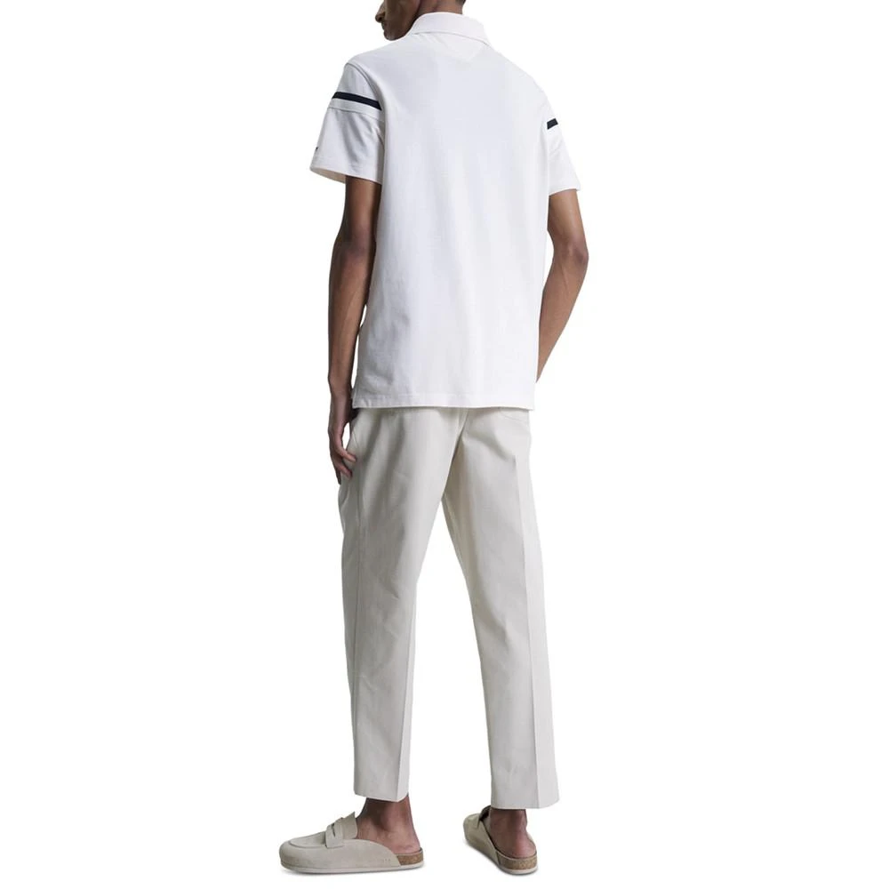 商品Tommy Hilfiger|Men's Cotton Global Stripe Monotype Regular Fit Polo,价格¥268,第3张图片详细描述