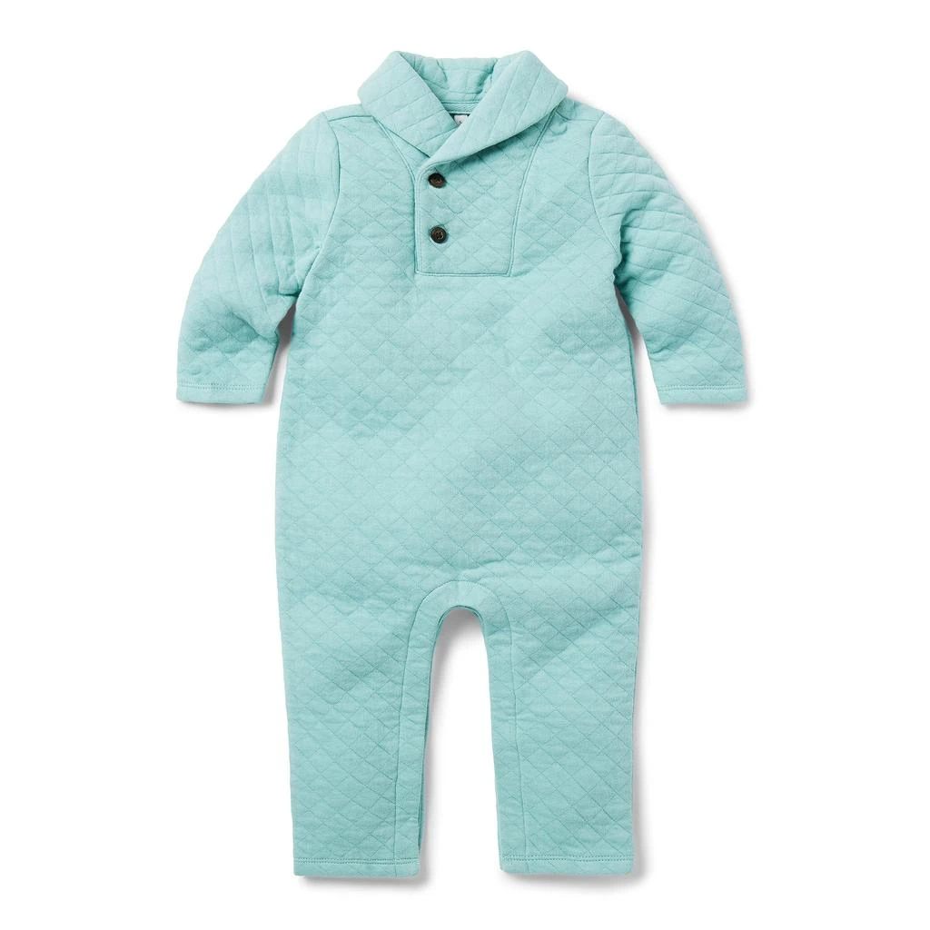 商品Janie and Jack|Matelasse Shawl Collar One-Piece (Infant),价格¥303,第1张图片