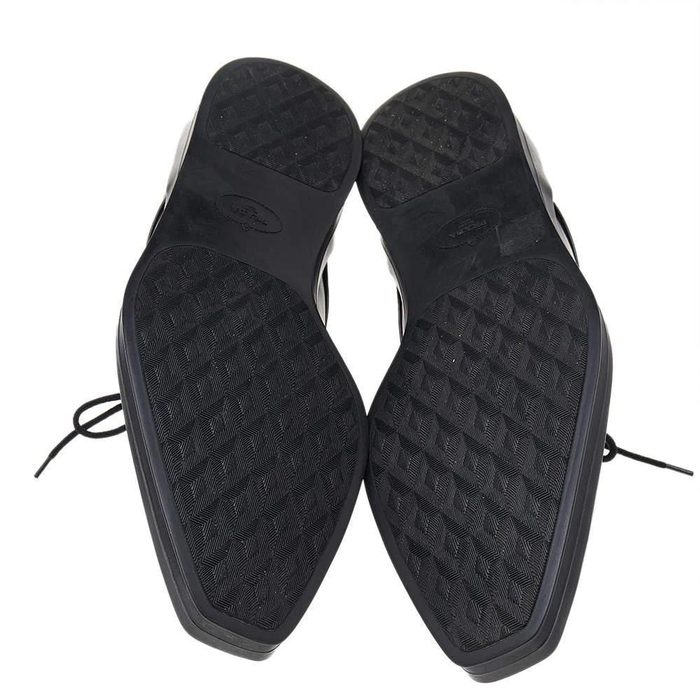 Prada Black Patent Leather Lace Up Oxfords Size 42 商品