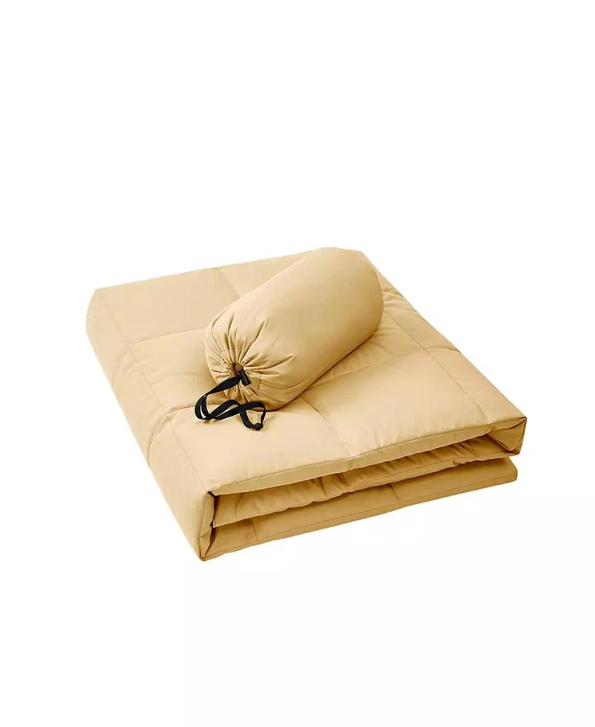 商品Royal Luxe|Packable DownThrow with Storage Bag, 60" x 70", Exclusively at Macy’s,价格¥371,第5张图片详细描述