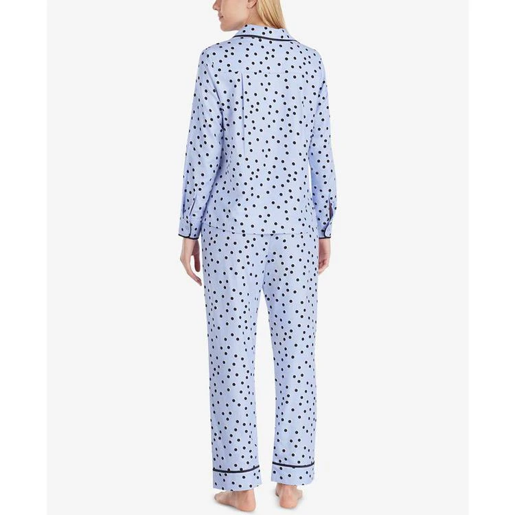 商品Kate Spade|Satin-Piping Printed Pajama Set,价格¥245,第2张图片详细描述