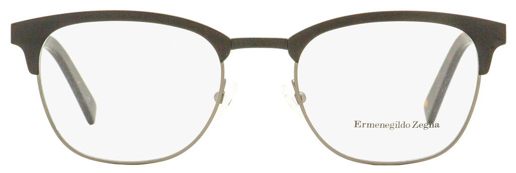 Ermenegildo Zegna Men's Classic Eyeglasses EZ5099 002 Matte Black/Havana 50mm商品第2张图片规格展示