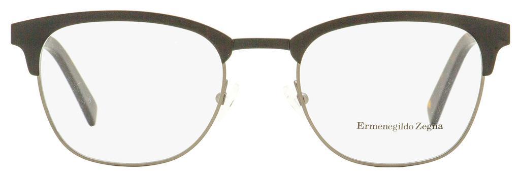 商品Zegna|Ermenegildo Zegna Men's Classic Eyeglasses EZ5099 002 Matte Black/Havana 50mm,价格¥499,第4张图片详细描述