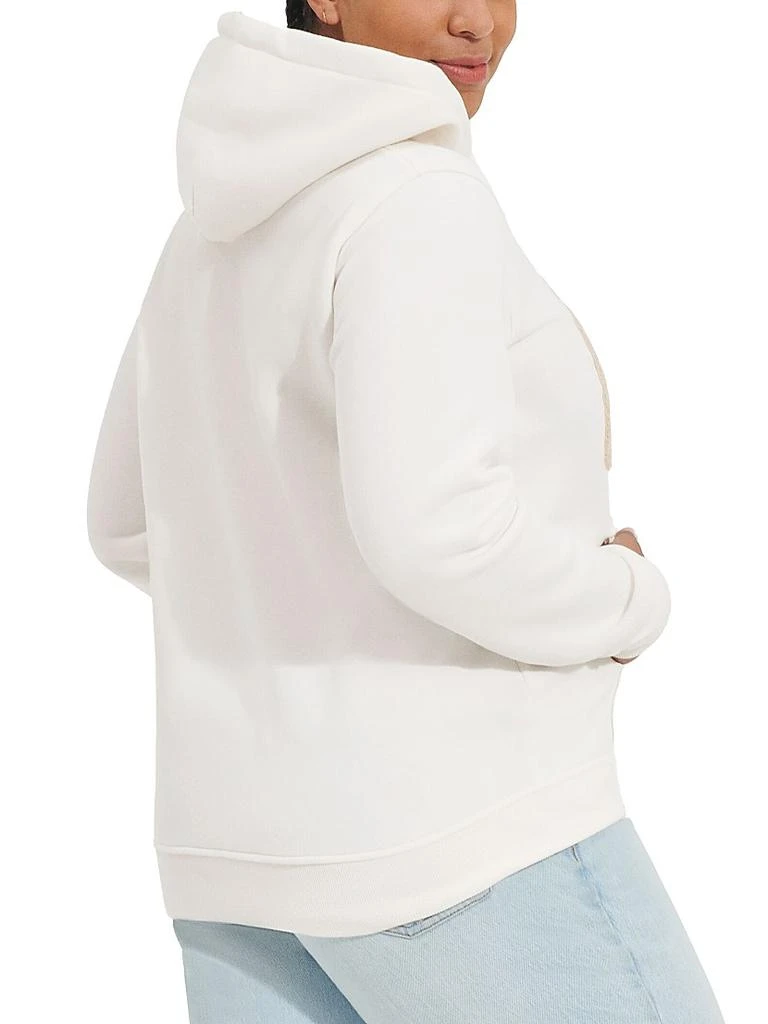 商品UGG|Rey Fuzzy Logo Cotton-Blend Hoodie,价格¥510,第2张图片详细描述