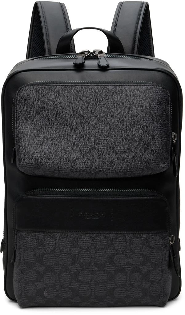 商品Coach|Black Gotham Backpack,价格¥2853,第1张图片